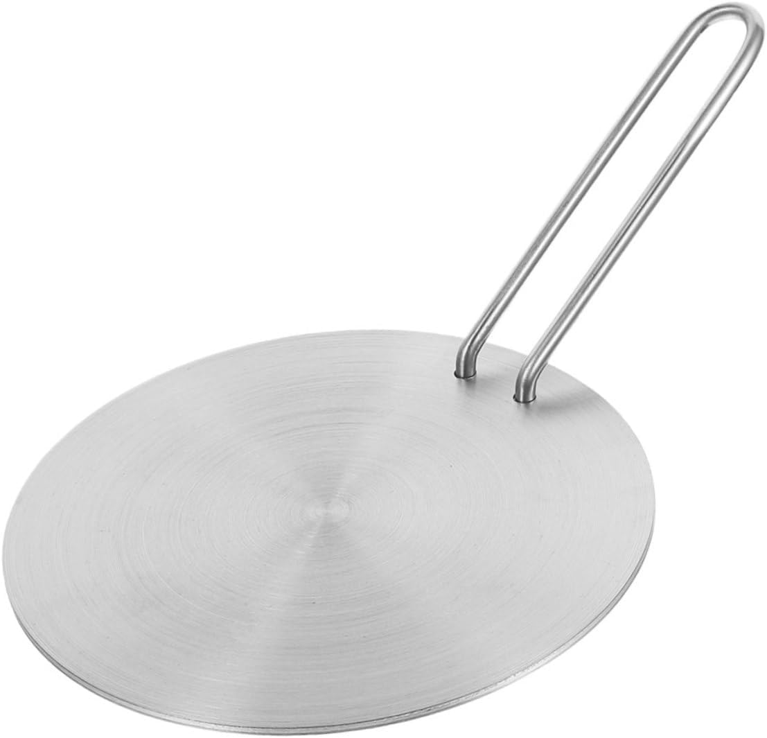 ABOOFAN 1Set Induction Thermal Guide Plate with Handle of Heat Diffuser for Kitchen Practical Cooktop Adapter for Electric Cooker Must Have Cooking Accessory