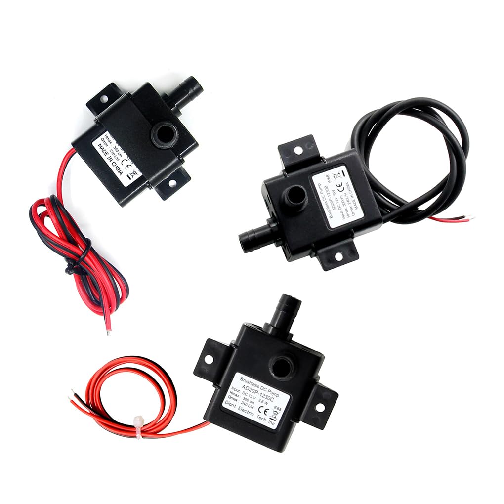 Geardeangloow 10 zestaw DC 12 V pompa chłodząca woda zamiennik DIY akcesoria chłodzące wodoodporne PC bezszczotkowe pompy komponent komputerowy modyfikacja styl 2