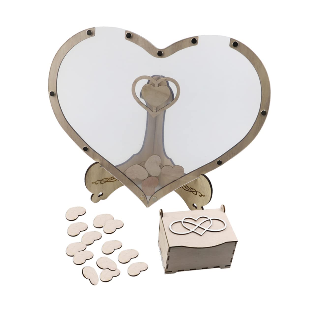 Souvenirs élégants en forme de cœur SHOWERORO cadeau invités pour mariage chic