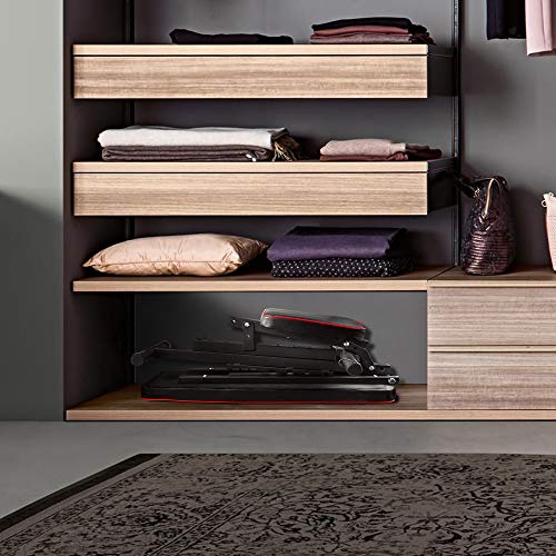 arteesol Weight Bench – Adjustable Weight Bench Workout Bench Exercise Bench with Elastic Strings for Full Body Training (Black-night)