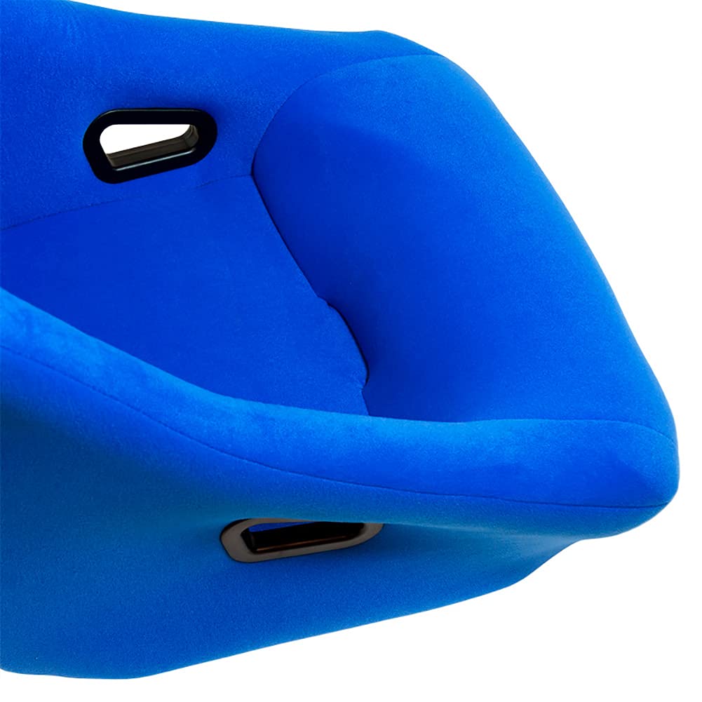Sedile Sportivo 'Zandvoort' - Blu - Schienale Fisso - incl. Slitte