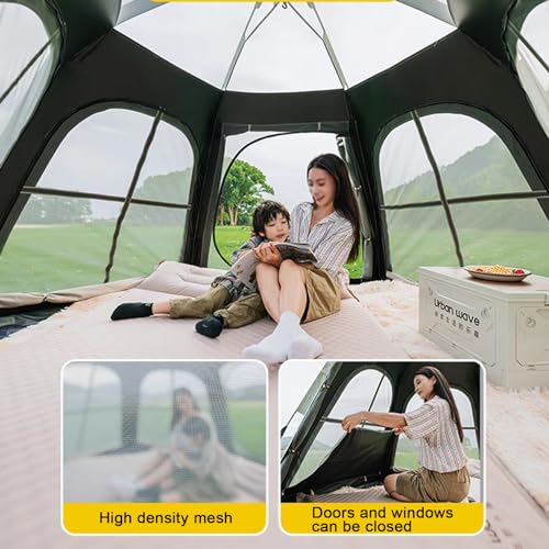 Carpa para camping 3-6 personas tipo domo automática impermeable miniatura 4