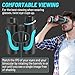 15x55 UHD Binoculars for Adults High Powered with Phone Adapter - Large View, BAK4 Prism, Waterproof, Lightweight for Bird Watching, Hunting, Cruise, Travel, Sports (Blue)