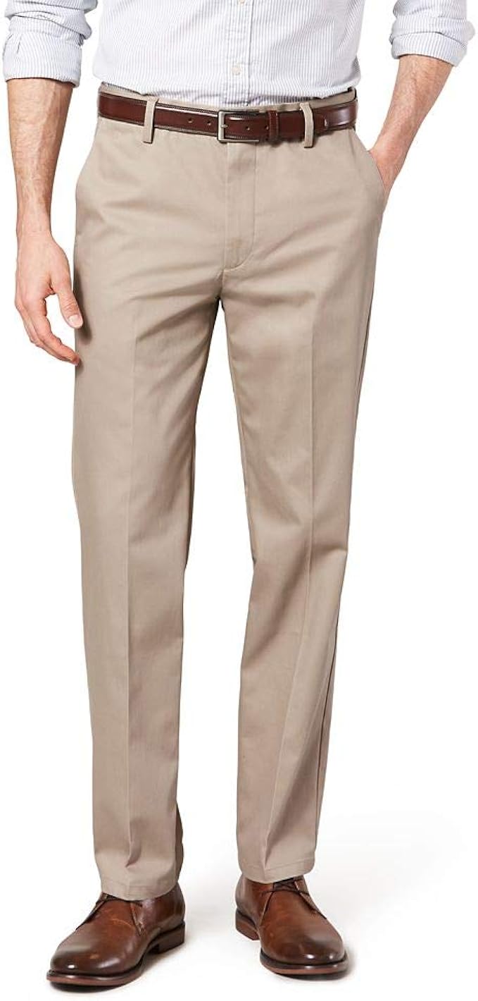 Dockers Men's Slim Fit Signature Khaki Lux Cotton Stretch Pants