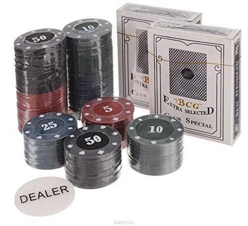 Image of Go Hooked Professional Poker Chips Casino Game Set | Poker Game Set