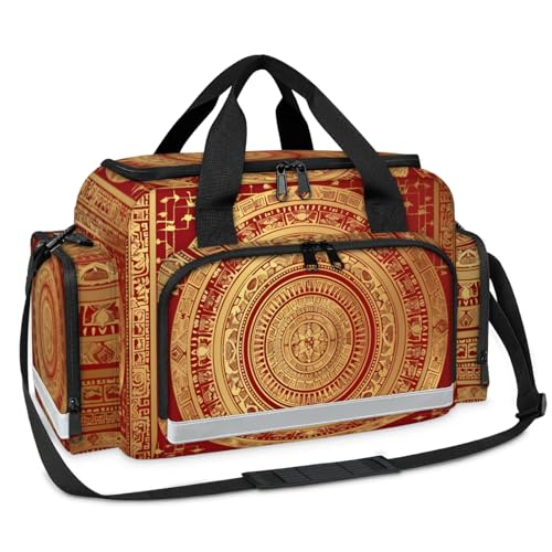GzLeyigou First Aid Bags Empty, Imperial Aztec Emergency Bag First Aid Kit Multiple Compartment Kit Carrier On Call Trauma Bag For Paramedics Emergency Medical Supplies Kit