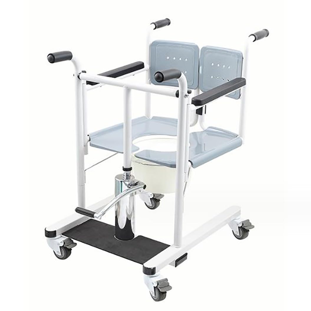 Elevador de pacientes hidráulico,Silla de ruedas elevadora de pacientes,Silla de ruedas portátil de transferencia de pacientes para el hogar,gruas para personas mayore A
