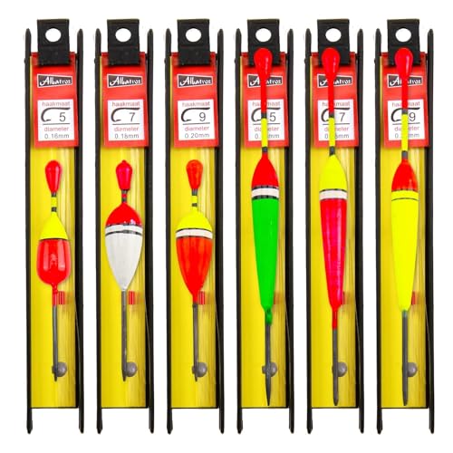 Unikeen 6 Pièces Flotteur de Pêche avec Plomb, Ligne...