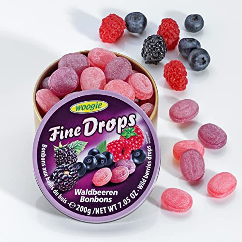 Woogie Caramelos Wild Berry 200 g en Lata Resellable miniatura 4