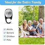 Simple Pedometer for Walking, Accurate Step Tracker with Carabiner, 3D Step Counter for Men Seniors - Image 4