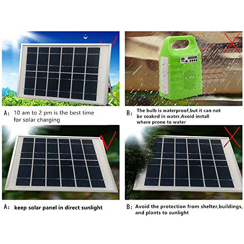 Pabho Solar Generator portable power station with Solar Panel Included Solar Power Bank Generator Solar Powered Generators KitFor Home Emergency Backup Power Outdoor Camping With Flashlights FM Radio