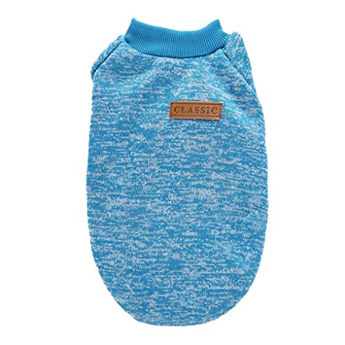Image of Dog Sweaters for Small Dogs, Soft Fleece Puppy Clothes, Warm Winter Coat