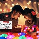 Glow Sticks Party Favors for Kids, 8 PCS-LED Pop Tubes Christmas Stocking Stuffers Glow Necklaces Bracelets, Light up Camping Toys for Toddlers, Imaginative Play,Hours of Fun for Kids - Image 3
