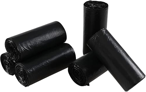 Miniatura 3 de Bolsas de basura negras de 13 galones, bolsa de basura alta para cocina, 6 rollos, 150 bolsas