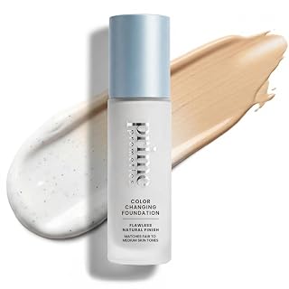 Prime Prometics Color Changing Foundation for Mature Women – Instantly Adapts to Your Skin Tone – Buildable Light-to-Medium Coverage – 12-Hour Wear – Natural Dewy Finish – Hypoallergenic - Amazon product rated Grade A