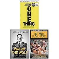 The One Thing, Way of the Wolf, The Wolf of Wall Street Collection 3 Books Set