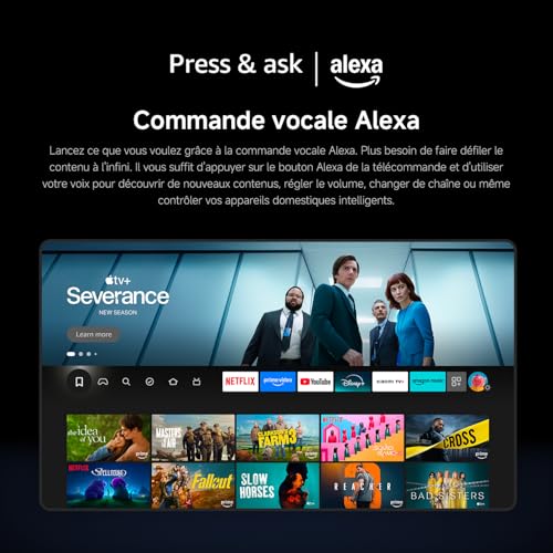 XIAOMI TV F 50, 127 cm (50 Pouces), 4K UHD, Smart TV, Fire TV, Contrôle Vocal Alexa, HDR10, MEMC, 60Hz avec 120Hz Game Boost Mode, 2Go+32Go, Compatible avec AirPlay