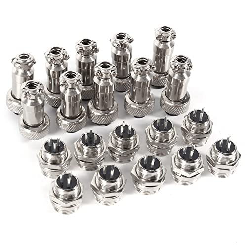 Conector de Avión GX12 3Pin Metal Duradero 10 Set miniatura 6
