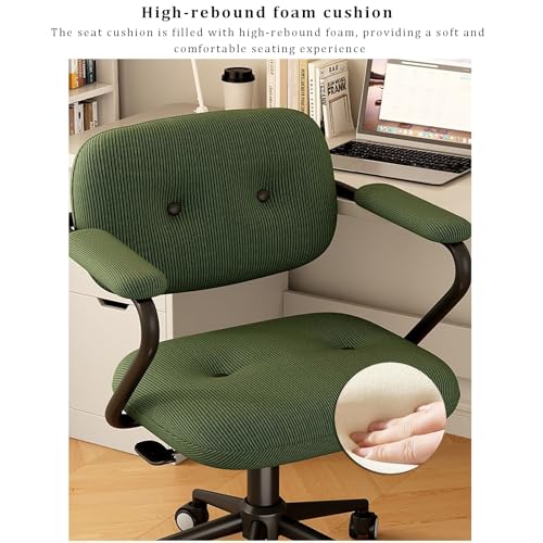 Chaise de bureau pour petits espaces compacte avec accoudoirs - 4