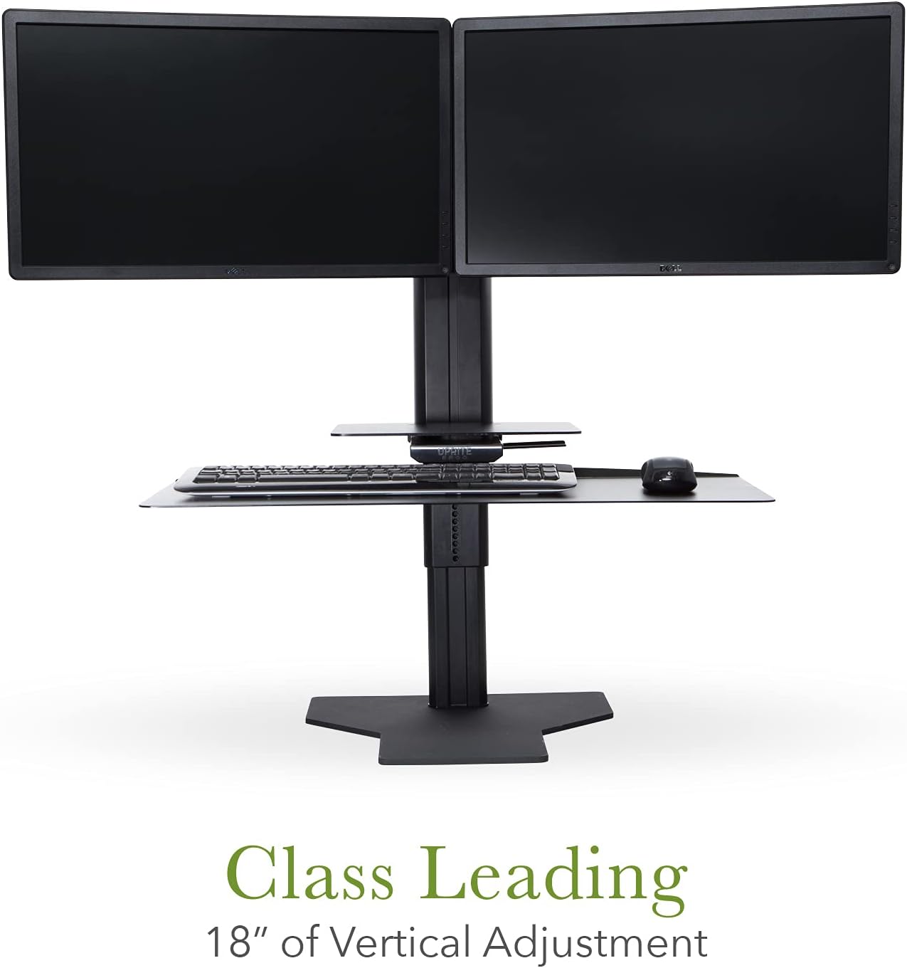 Chеареѕt 🛒 Uprite Ergo Sit2Stand Standing Desk Converter – Dual Monitor Mount - Black/Black