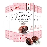 Tim's Mini Brownies 7x 180g I Mini Muffins Original I 9 einzeln verpackte, saftige Cupcakes ohne Konservierungsstoffe I Leckeres Kaffee-Gebäck I Traditionelle kanadische Backwaren Made in Germany