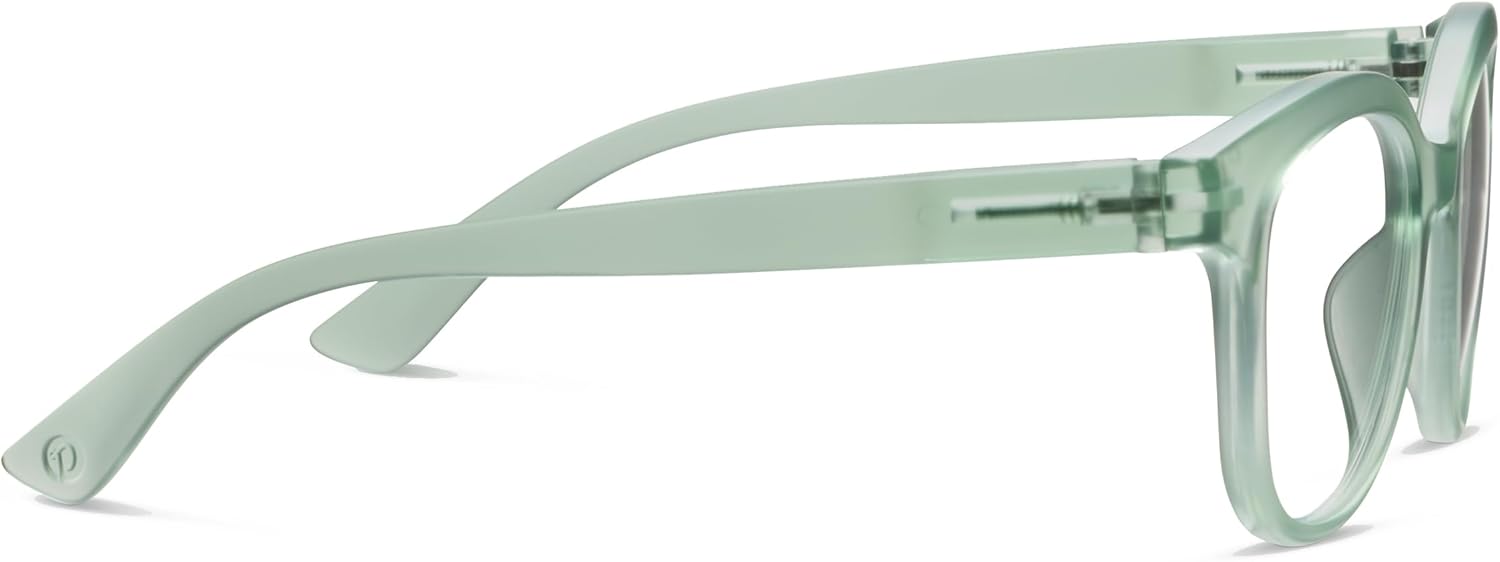 Peepers by PeeperSpecs Women's Grandview Soft Square Blue Light Blocking Reading Glasses