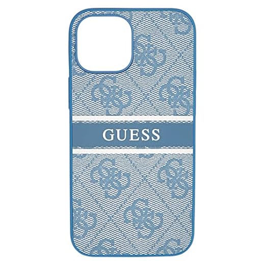 Guess GUHCP13S4GDBL 13 Mini - Maleta rígida (5,4", 4 g), diseño de Rayas, Color Azul
