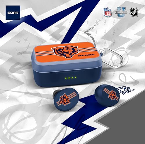 Image of SOAR NFL Wireless Sport Earbuds: Comfortable Fit & Convenient Charging