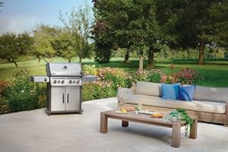 Napoleon Rogue PRO-S 525 Propane Gas Grill with Infrared Side and Rear Burners, Stainless Steel, Durable 6-Burner BBQ