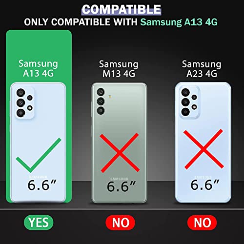 Image of COVERBLACK Soft Rubber Silicon Clear Back Cover Compatible Model for Samsung Galaxy A13 - Transparent