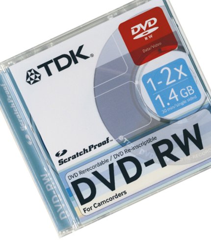 TDK DVD-RW 8cm 1.4 Go