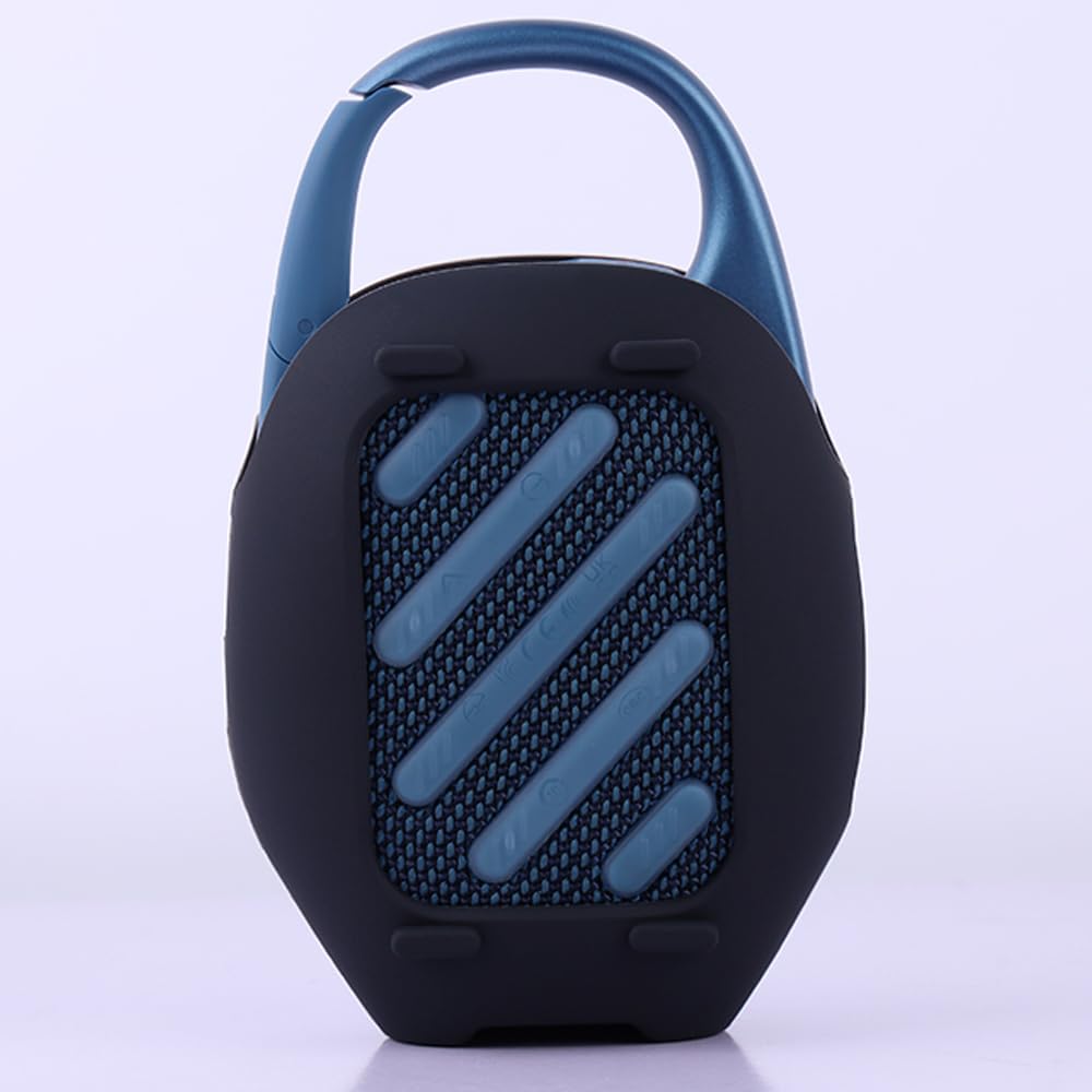 Siliconen hoes voor JBL Clip 5 Siliconen Case Clip 5 Speaker Organizer Outdoor Draagbare Speaker Bescherming Zachte Case (zwart