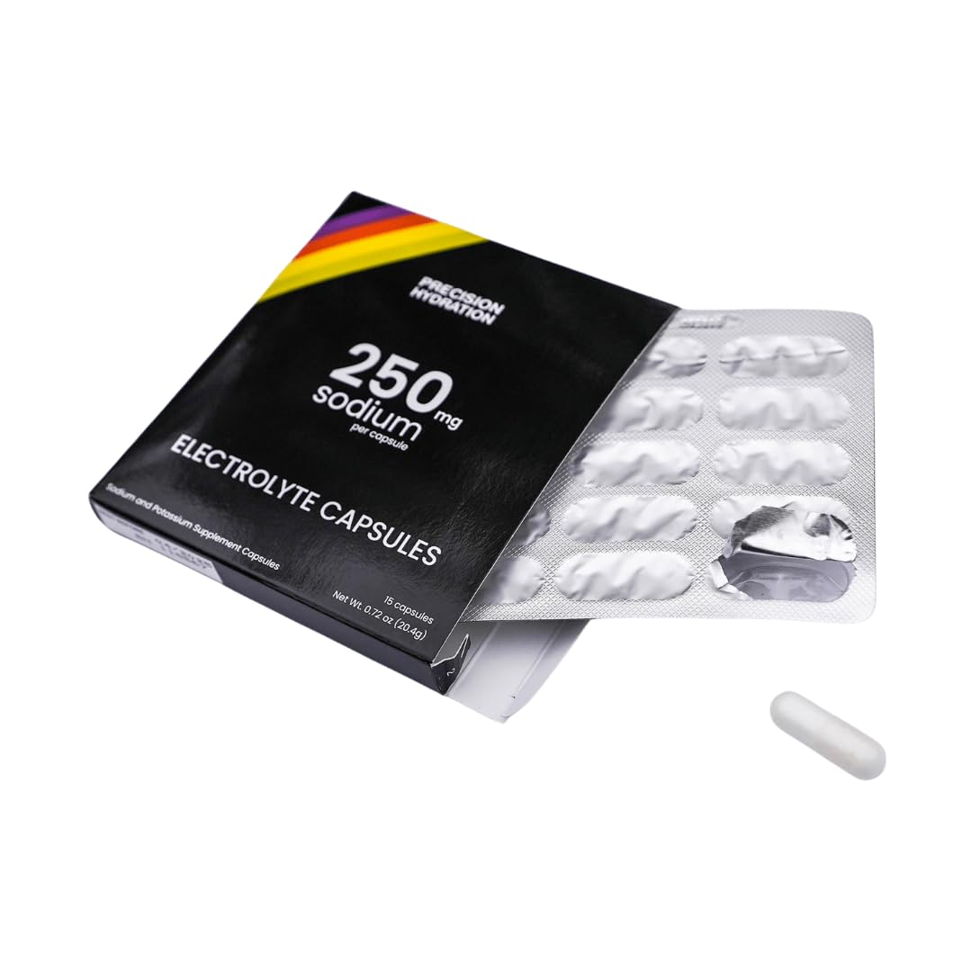 Precision Hydration Electrolyte Capsules - 15 Blister Packed (Waterproof) / Salt Capsules - Combat Cramp - No Artificial Ingredients, Digestion-Friendly Formula - Gluten Free,Vegan Friendly (1-Pack) — Amazon image 2
