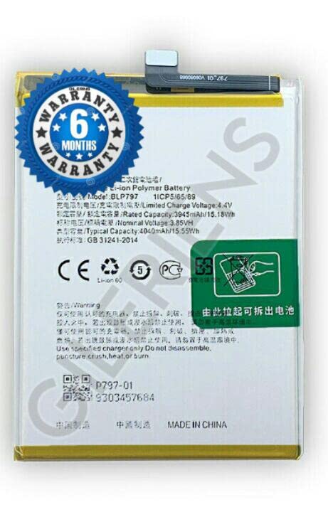 Image of Original BLP797 Battery for Oppo A72 5G,A73 5G,CPH2161,PDYM20 Battery with 6 Months warrenty***(F00098)