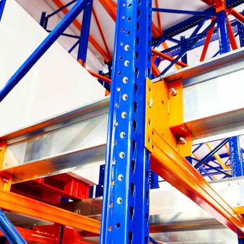 ULTECHNOVO Sicherungsstift Für Schwerlastregal 7Mm Sicherheitsclip Mit Großem Flachkopf Für Palettenregal Und Regalsysteme Im Lager 50 Stück