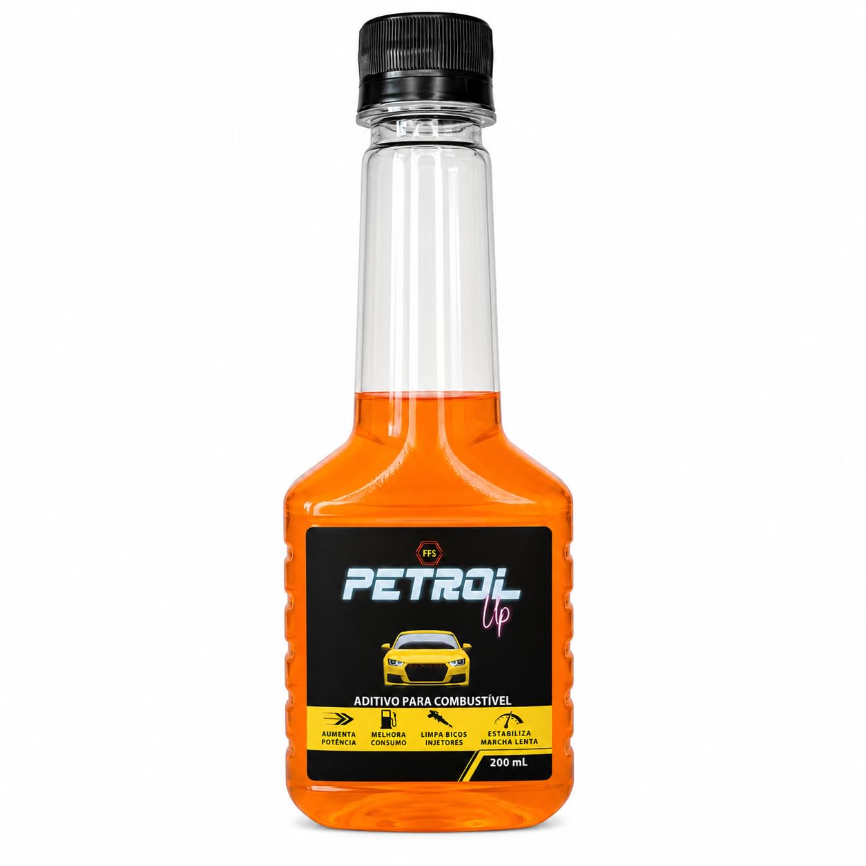 Aditivo de Alta Performance Petrol UP Motorflu 200 mL, Melhora Potência, Limpa Sistema de