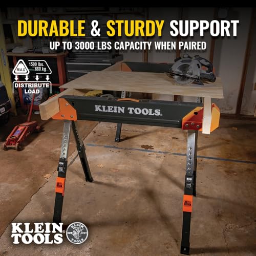 Klein Tools Adjustable Folding Saw Horses