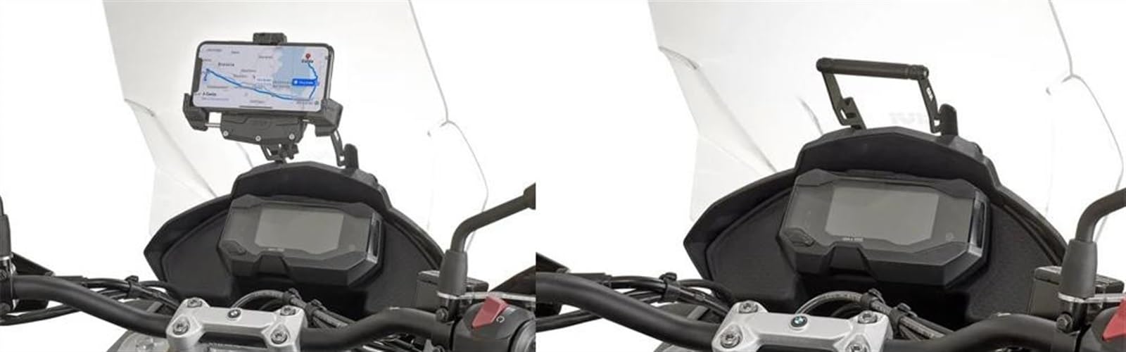 Support De Montage Navigation GPS pour Téléphone Intelligent Moto, pour G310GS G310R 2017 2018 2019(Set)