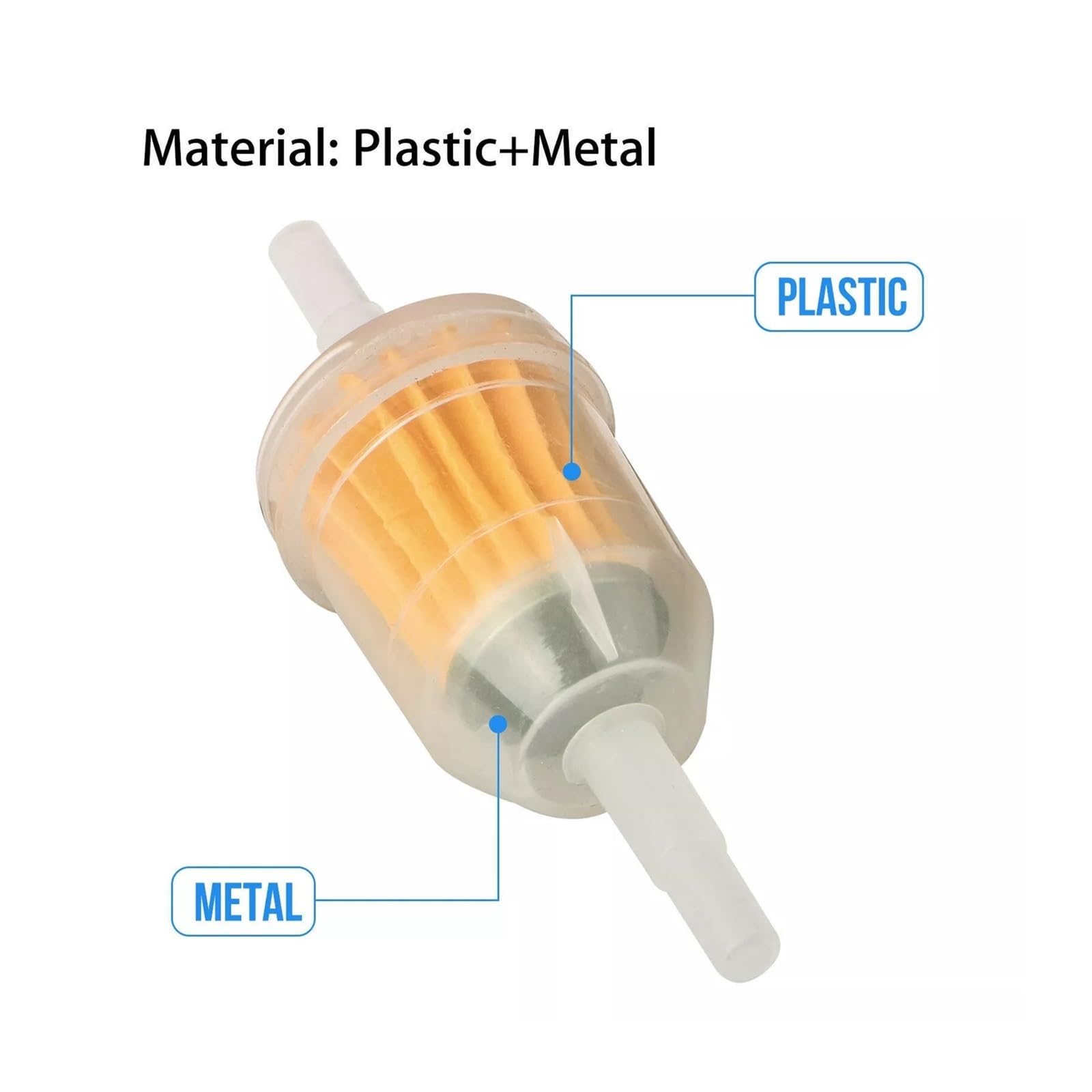 Für Motorradzubehör Ölfilter Universal-Inline-Gas-/Kraftstofffilter Teilefilter