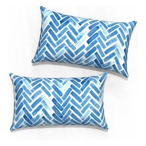 TWLEAR Decorative Outdoor Lumbar Pillow Covers Cover