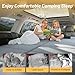 Car Bed for Jeep Grand Cherokee, Foldable Non-Inflatable Memory Foam Camping Mattress, Thickened Portable SUV Trunk Sleeping Pad, Air Mattress Upgrade for Camping & Travel Essentials, With Storage Bag