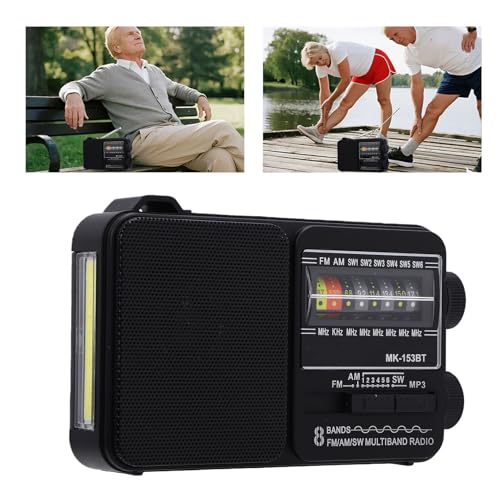 Radio portátil de onda corta Bluetooth AM FM SW Zopsc miniatura 6