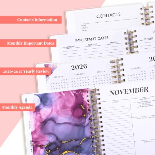 Image of Planner 2026-2027, 18 Months Academic Daily Weekly Monthly Calendar Planner