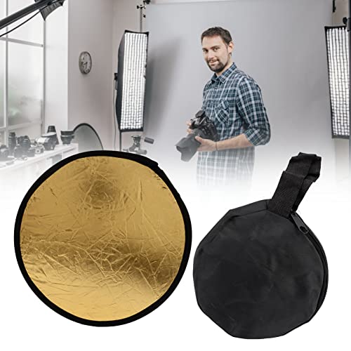 Photo Reflector, Round 2 in 1 11.8 Inch Light Portable Disc Light Reflector for Outdoor