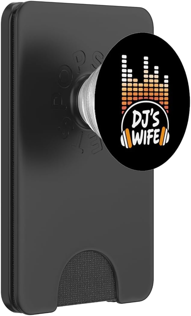 DJ Costume for Women Girls Mom Disc Jockey Headphones DJ PopSockets PopWallet for MagSafe
