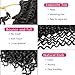 Passion Twist Hair 14 Inch 7 Packs Water Wave Crochet Hair Black Wrap Braiding Hair For Passion Twist Crochet Hair/Soft Locs/Butterfly Locs/Spring Twist Hair Crochet Braids Extension (14 Inch, 1#)
