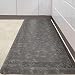 HEBE Extra Long Anti Fatigue Comfort Mats for Kitchen Floor Standing Desk Thick Cushioned Kitchen Floor Mats Runner Waterproof Stain Resistant Kitchen Rugs Comfort Standing Mats,20"x59",Grey