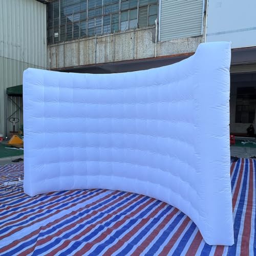 Inflatable Photo Booth Wall with Led Lights |10' L x 5' W x 7.6' H| Inflatable Photo Booth Backdrop for Advertising, Bars, Shopping Malls, Party Wedding