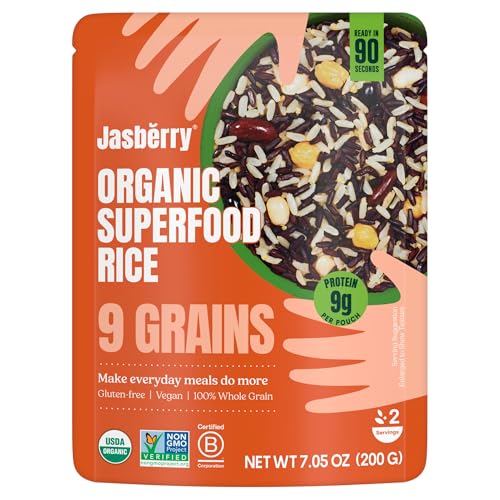 Jasberry Organic 9 Grains Superfood Rice, 7.05 OZ