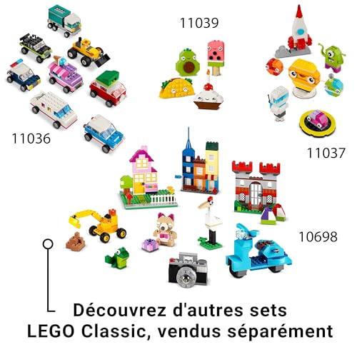 LEGO Classic Creative Dinosaurs Set, Building Toys for Kids, Assorted Bricks for Imaginative Play, Includes T. Rex, and Triceratops Dino Figures, Birthday Gift for 5 Plus Year Old Boys and Girls 11041